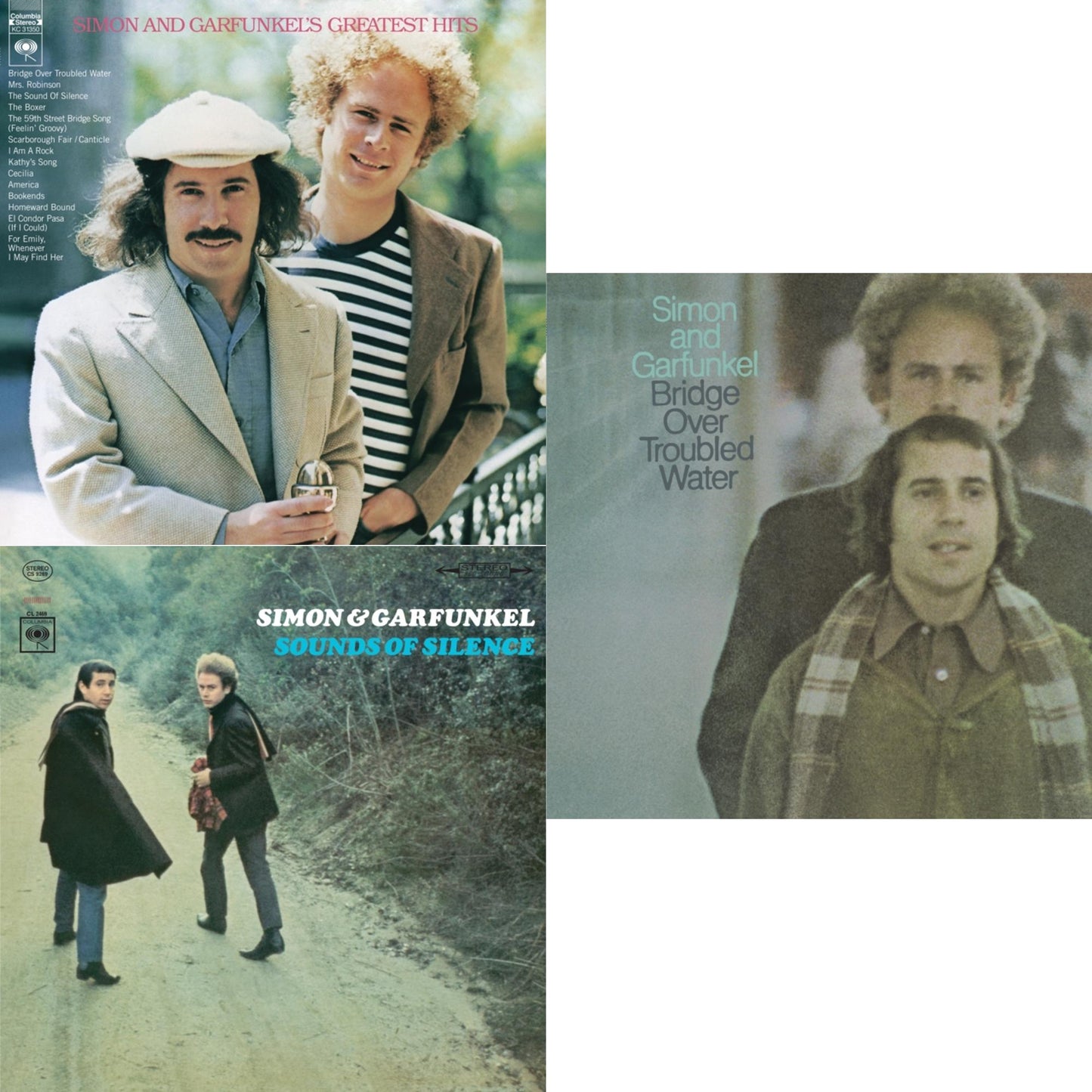Simon & Garfunkel - Greatest Hits  (140G/Dl Code) & Sounds Of Silence (180G LP Vinyl/ Dl Insert) & Bridge Over Troubled Water (180G LP Vinyl/ Dl Insert)