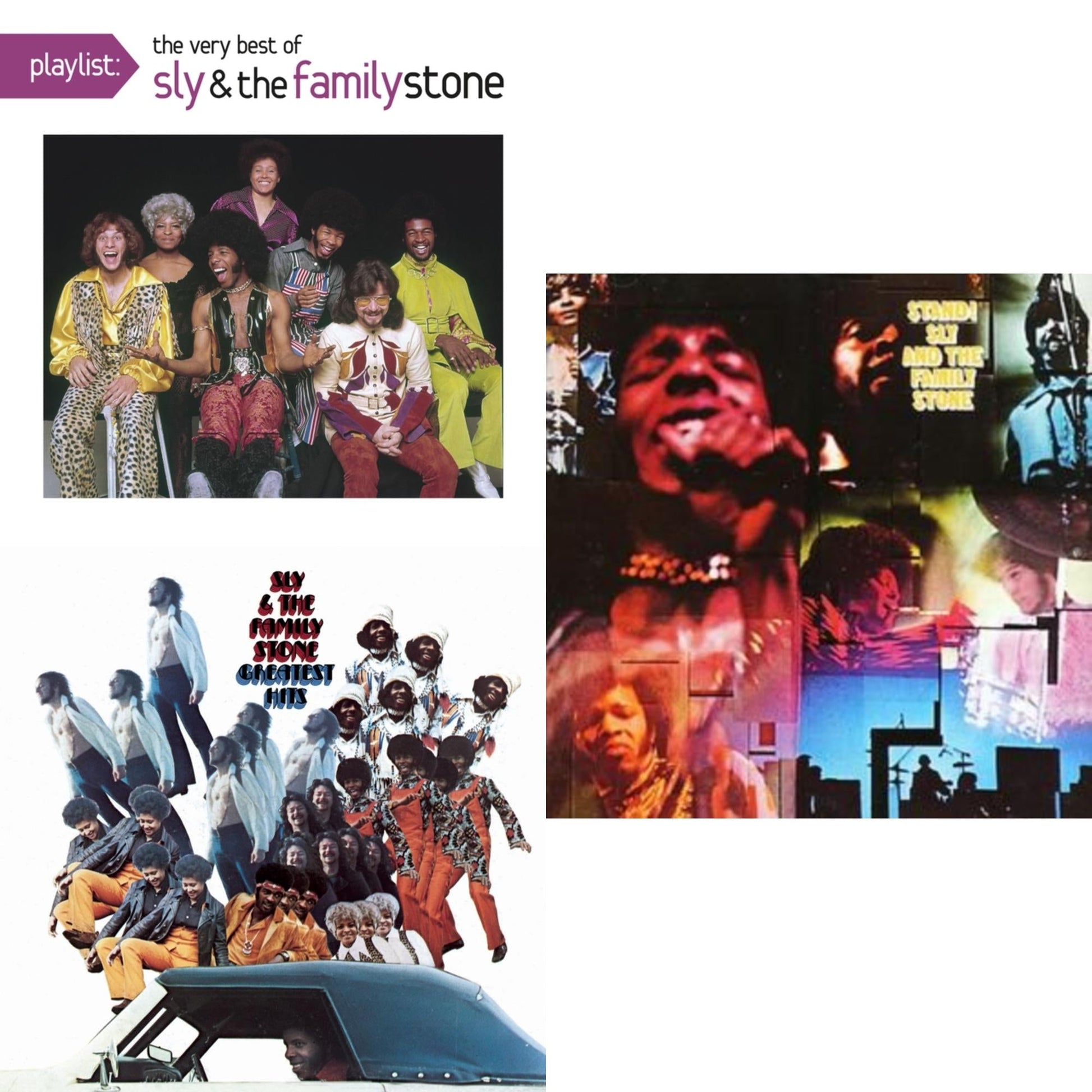 Sly & The Family Stone - Greatest Hits & Stand & Playlist: Very Best Of Sly & Family Stone - CD Bundle