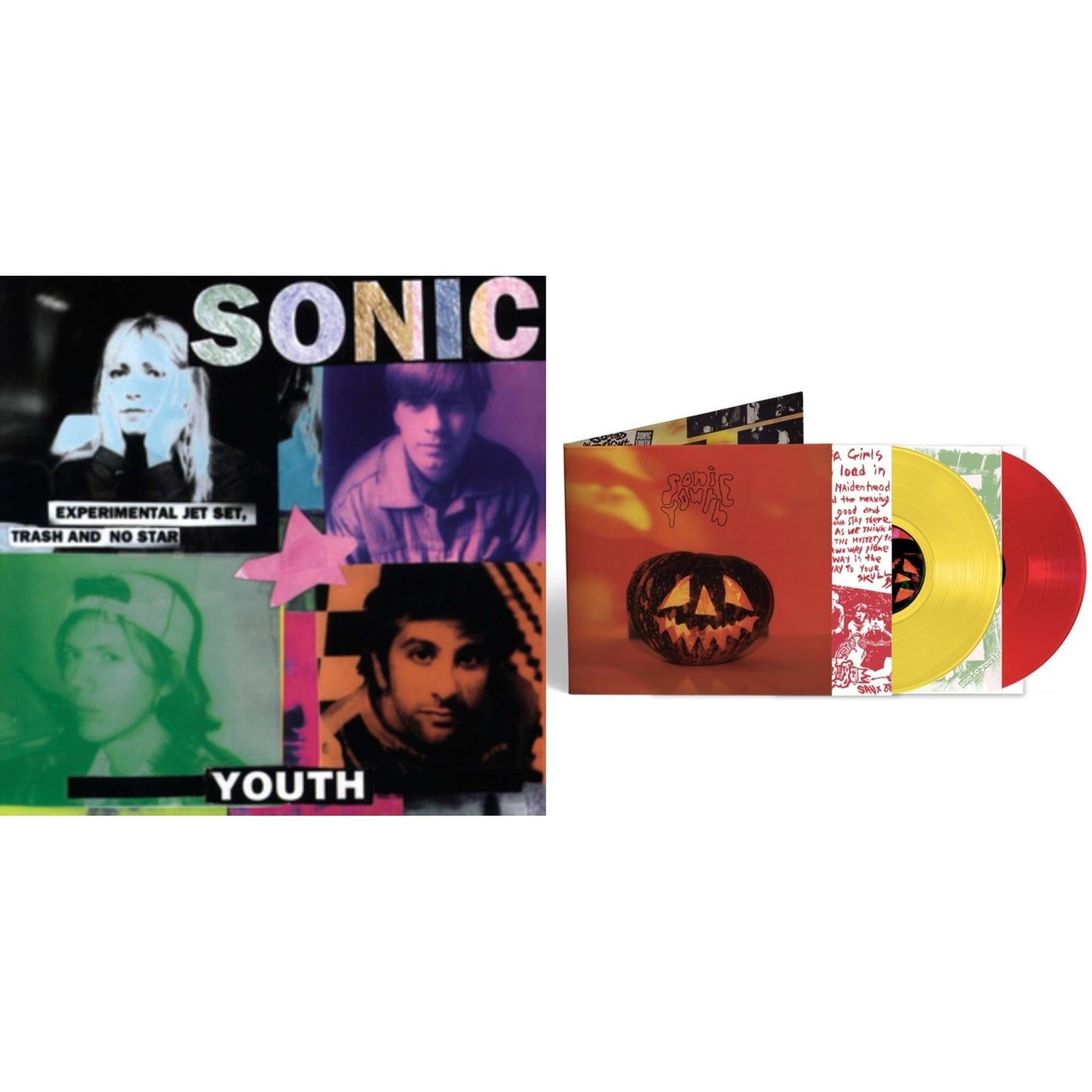 Sonic Youth - Experimental Jet Set Trash And No Star & Walls Have Ears (Red / Yellow LP Vinyl)