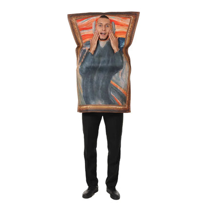 Cosplay Funny Mona Lisa Mural Halloween Costumes