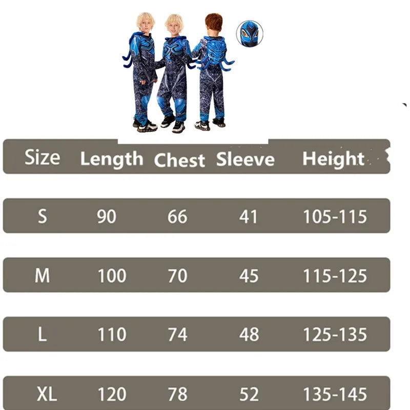 Blue Cosplay Costume Kids