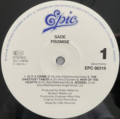 Sade – Promise (LP Vinyl) Vinyl Record