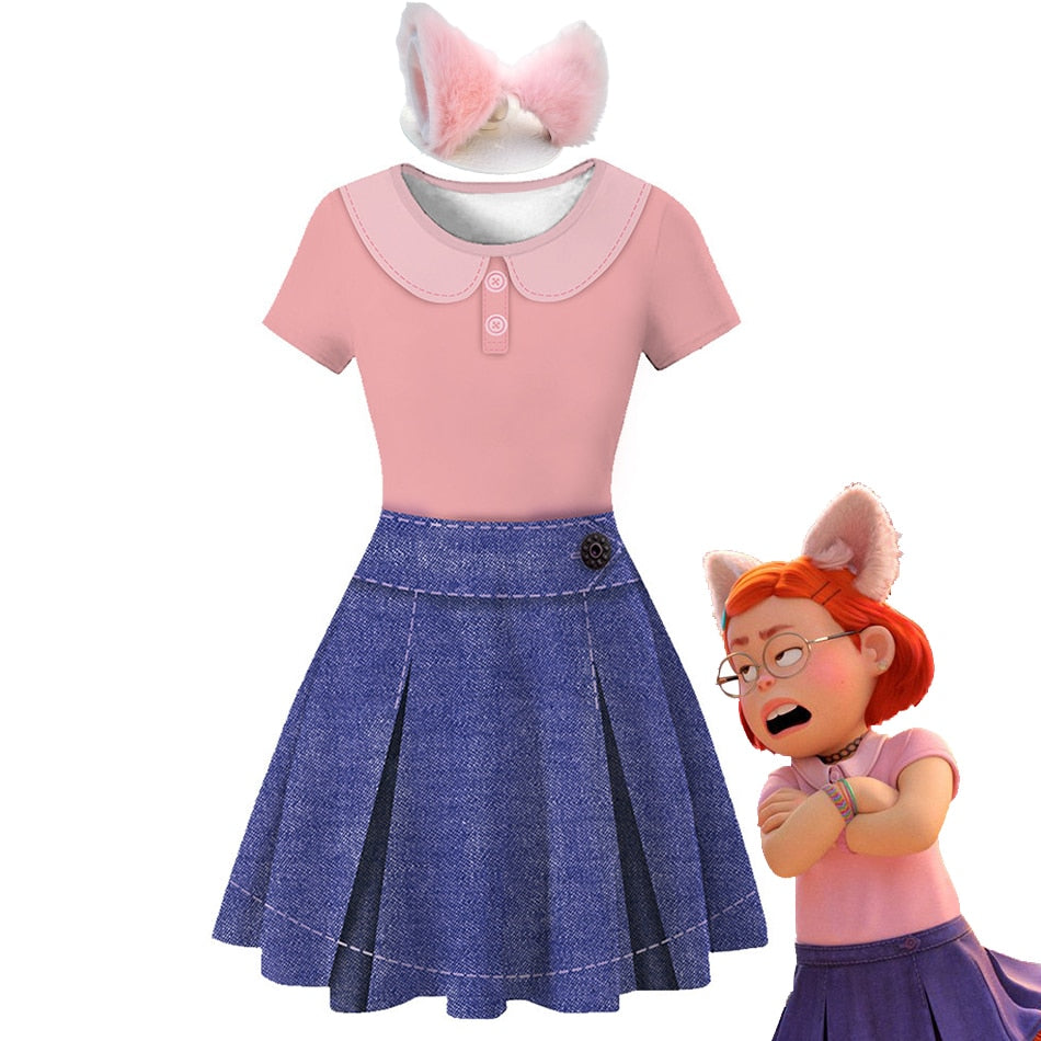 Disney Turning Red Princess Dress Costume