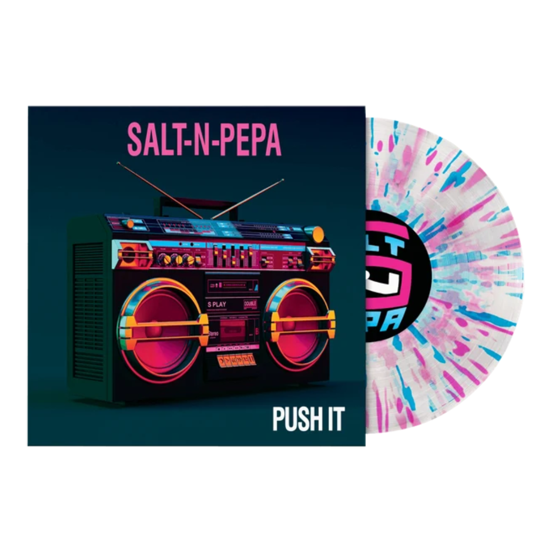 Salt-N-Pepa - Push It [Blue/Pink/Blue Splatter] Vinyl Record