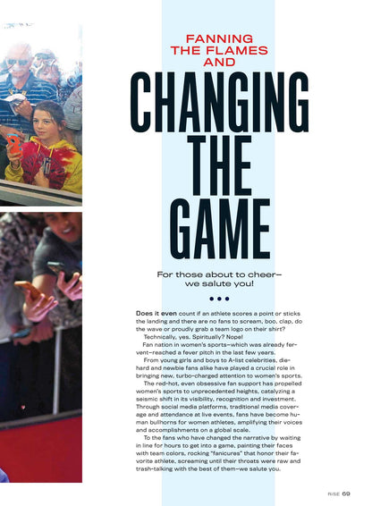 RISE Women In Sports - Caitlin Clark, Olivia Dunne, Coco Gauff, Countdown To Olympics, Women's Soccer, NIL Pioneers Earning Millions, Chloe V. Mitchell, GOATS, Female Empowerment, Title IX, +More!