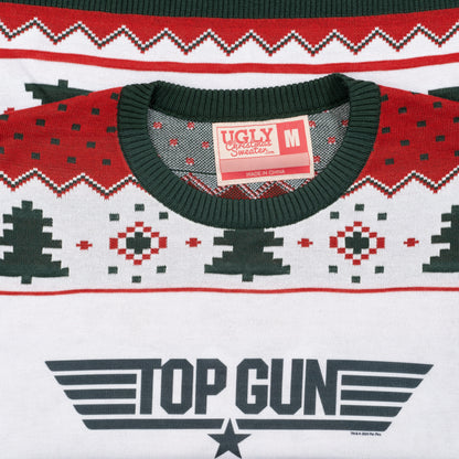 Top Gun Green Logo Christmas Sweater