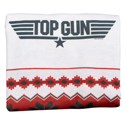 Top Gun Green Logo Christmas Sweater