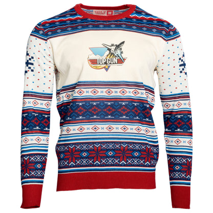 Top Gun Fighter Jet Christmas Sweater