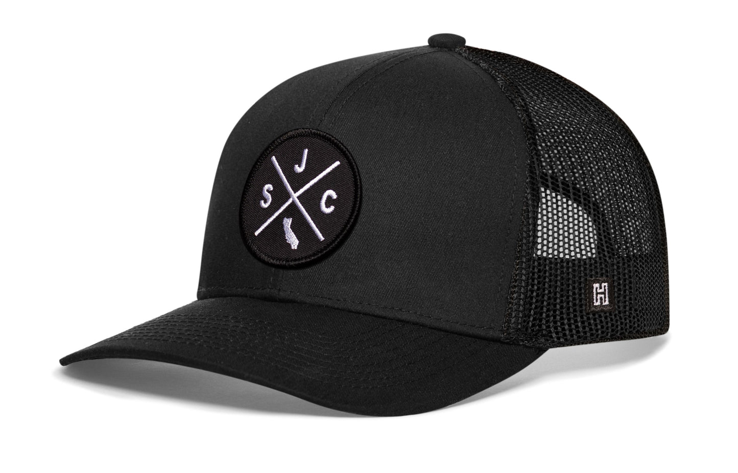 San Jose Trucker Hat  |  Black SJC X Snapback