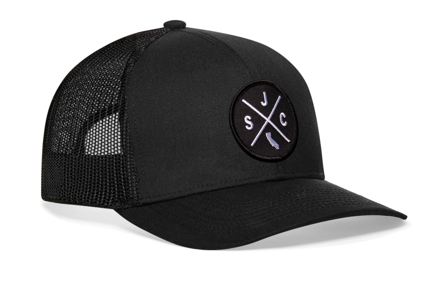 San Jose Trucker Hat  |  Black SJC X Snapback