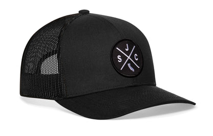 San Jose Trucker Hat  |  Black SJC X Snapback