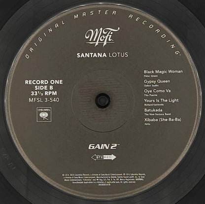 Santana – Lotus (Mobile Fidelity 3-LP Vinyl) Vinyl Record