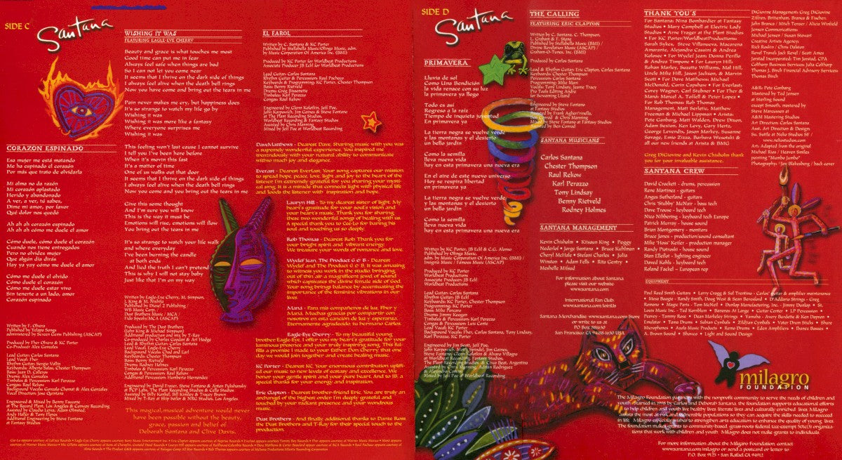 Santana – Supernatural (2-LP Vinyl) Vinyl Record