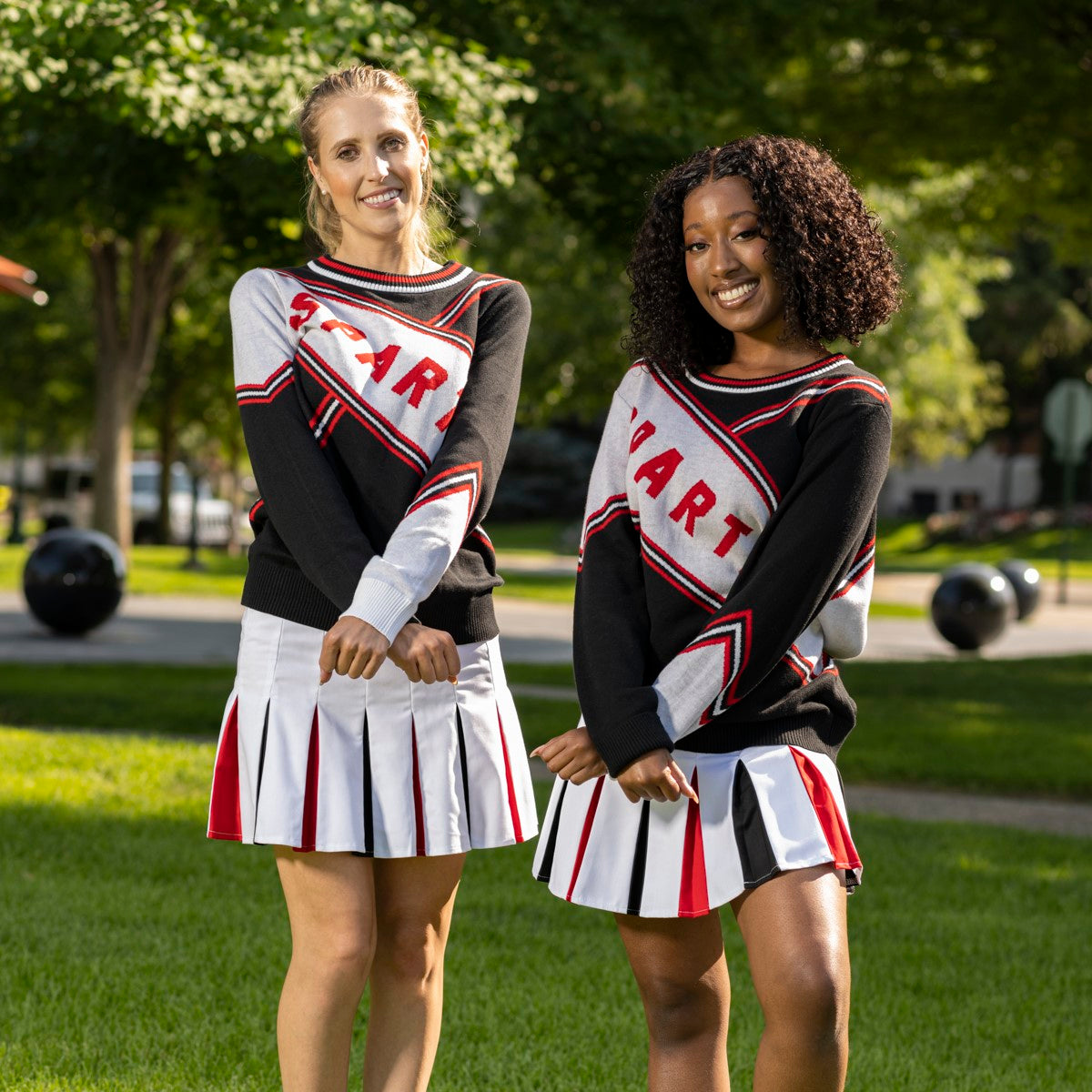 Cheerleader Halloween Costume for Mens and Womens Adult Unisex Varsity High School Cosplay