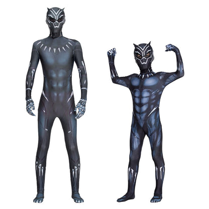 Black Panther Cosplay Costume Wakanda Halloween Uniform