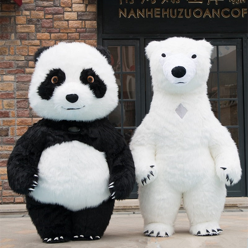 Cute Giant Panda Inflatable Costume