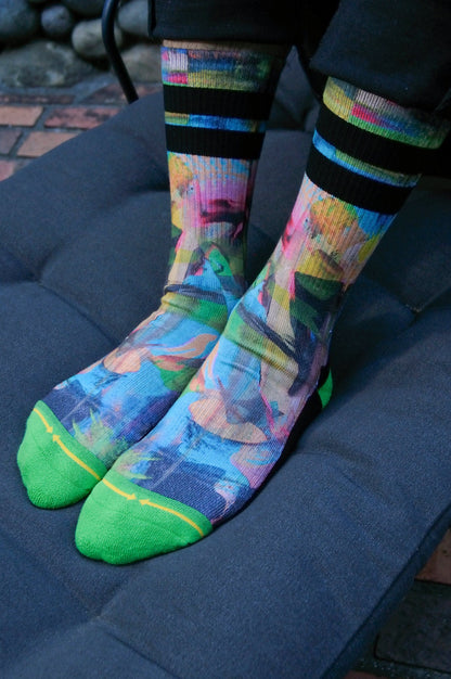 Scott Greathouse Pallet Adult Crew Socks