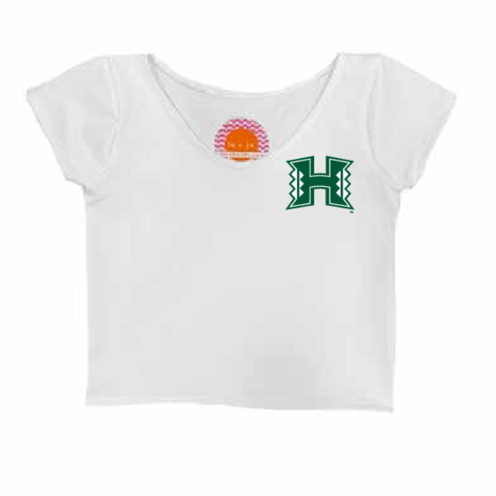 University of Hawaii Babydoll Womens Tee Shirt Officially Licensed