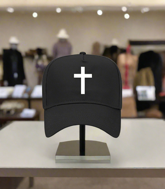 5 Panel Mid Profile Baseball Cap Cross