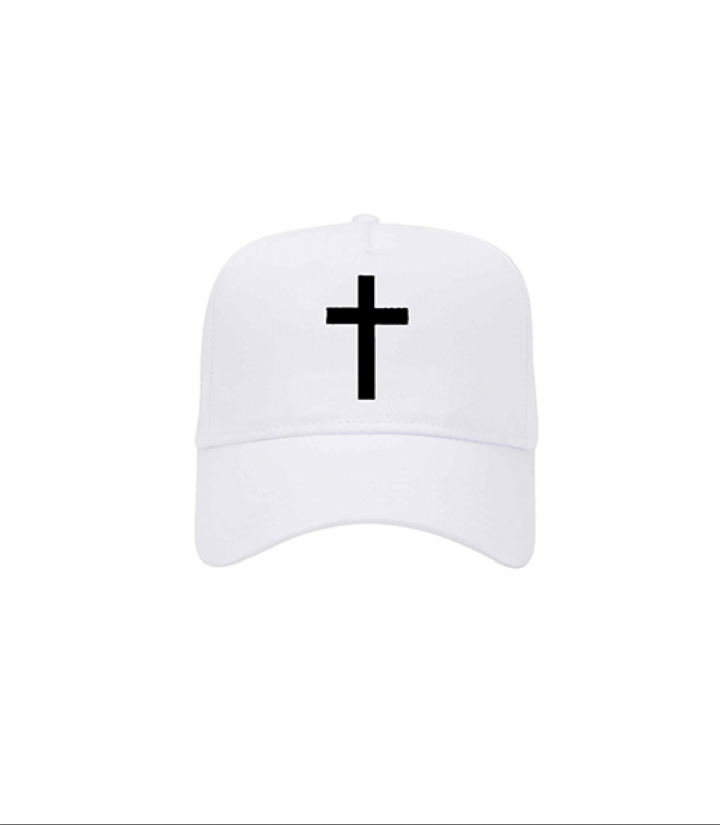 5 Panel Mid Profile Baseball Cap Cross