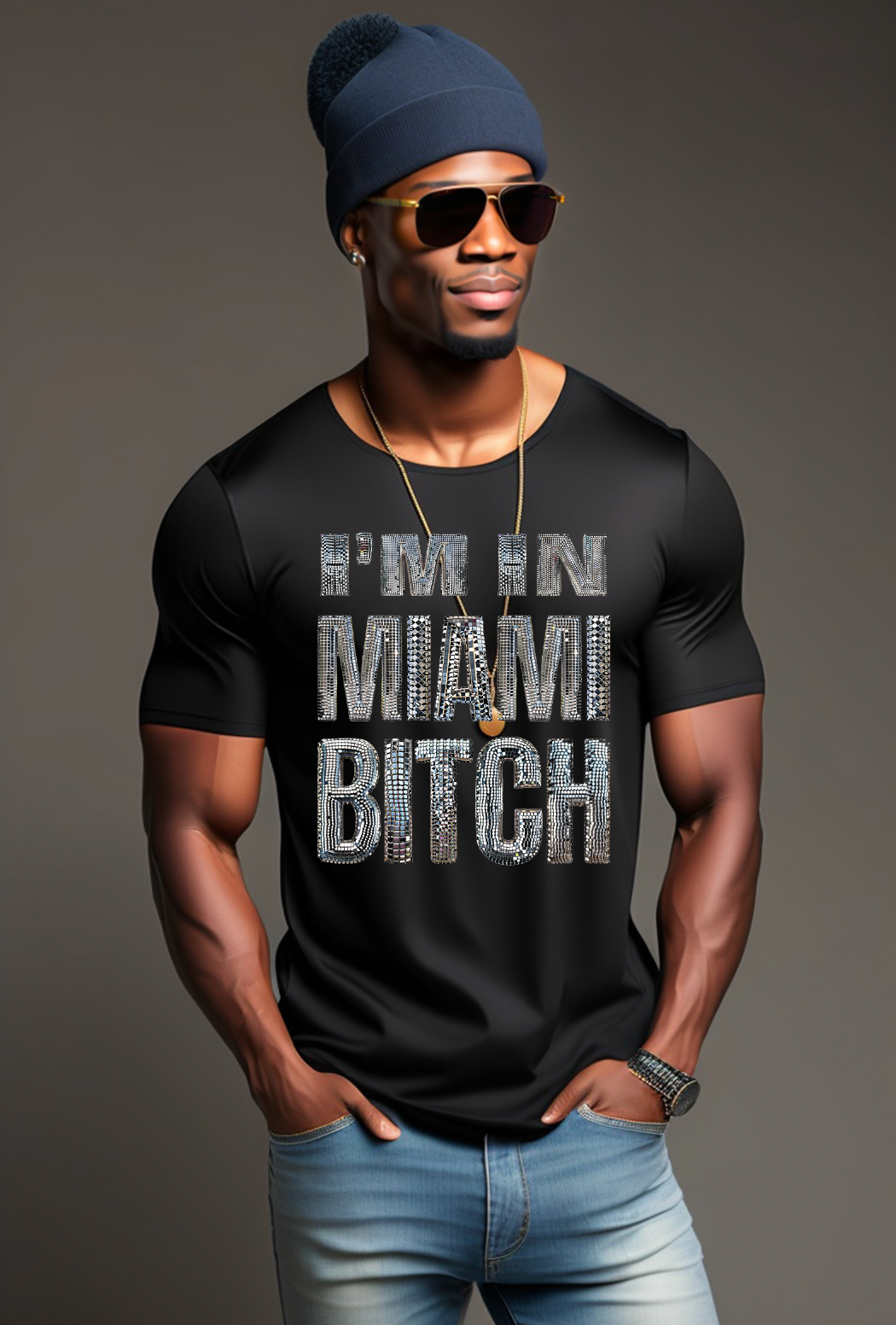 I'm in Miami Bitch Mirror T-Shirts | Grooveman Music