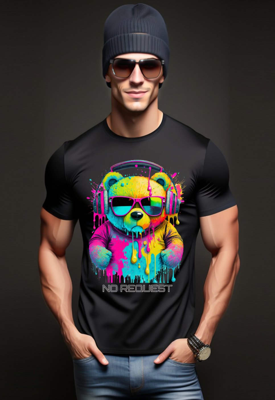 Melting Teddy No Request Exclusive T-Shirts | Grooveman Music