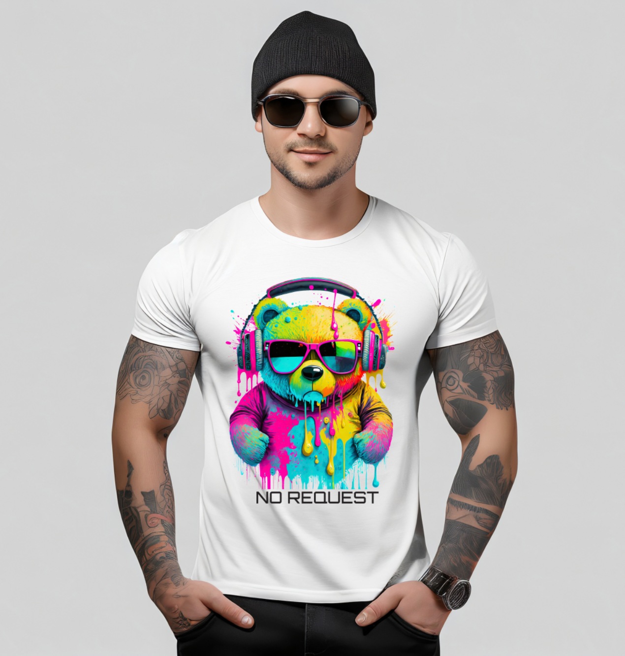 Melting Teddy No Request Exclusive T-Shirts | Grooveman Music