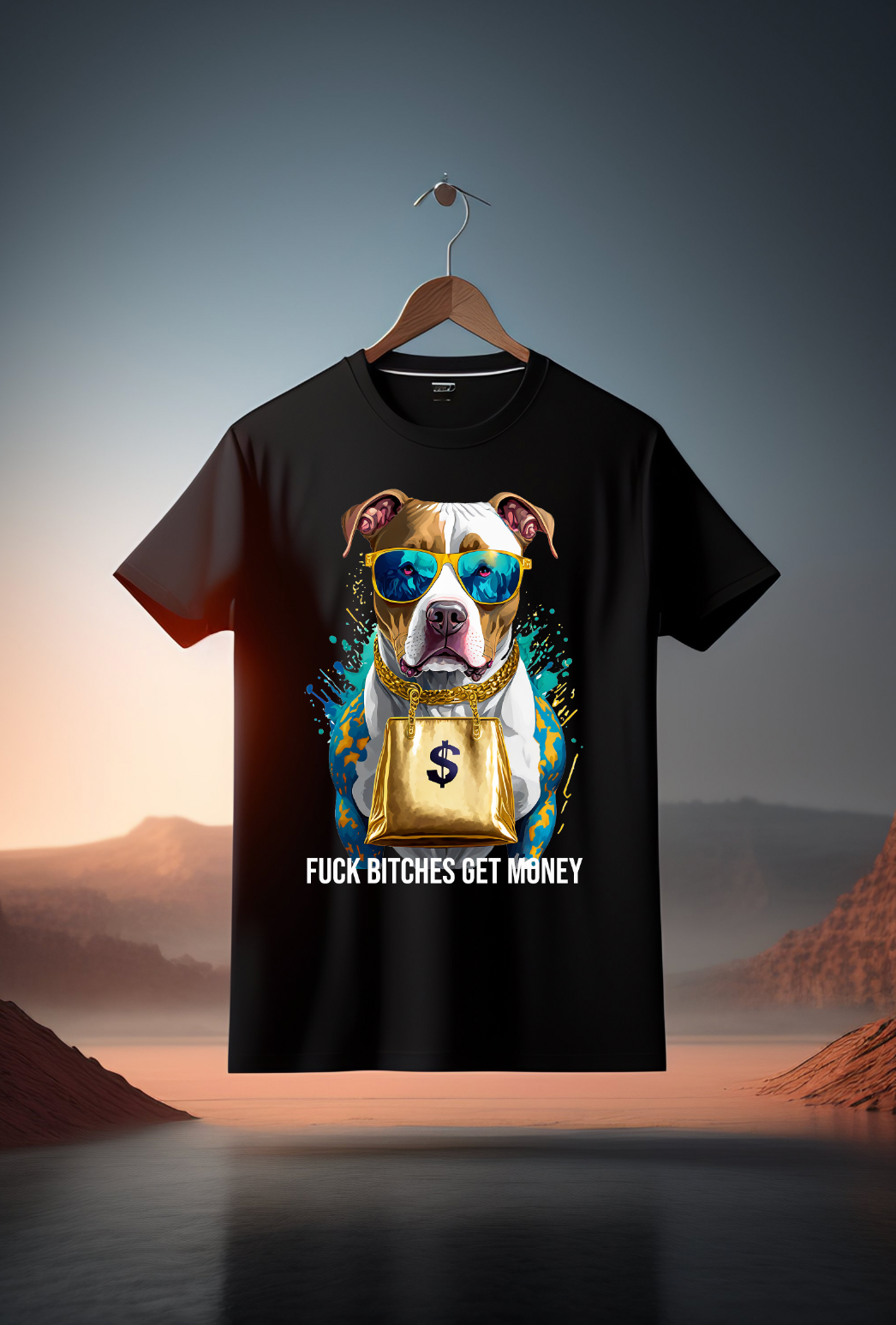 Pitbull Money Bag Splash Exclusive T-Shirts | Grooveman Music