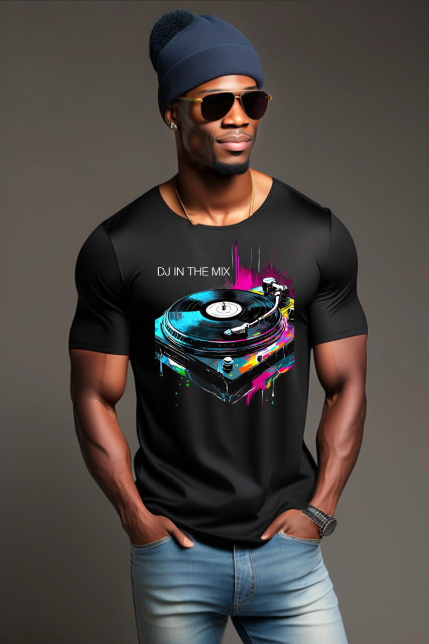 Turntable DJ In the Mix Exclusive T-Shirts | Grooveman Music