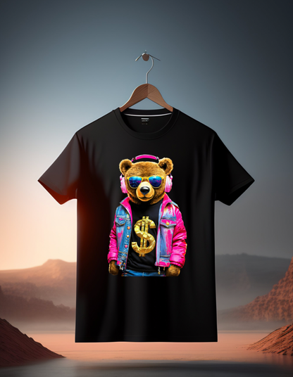 Teddy Pink Jacket Art Exclusive T-Shirts | Grooveman Music