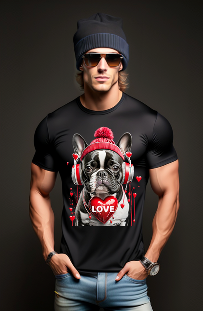 Frenchie Love Art Exclusive T-Shirts | Grooveman Music