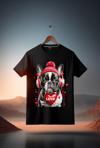 Frenchie Love Art Exclusive T-Shirts | Grooveman Music