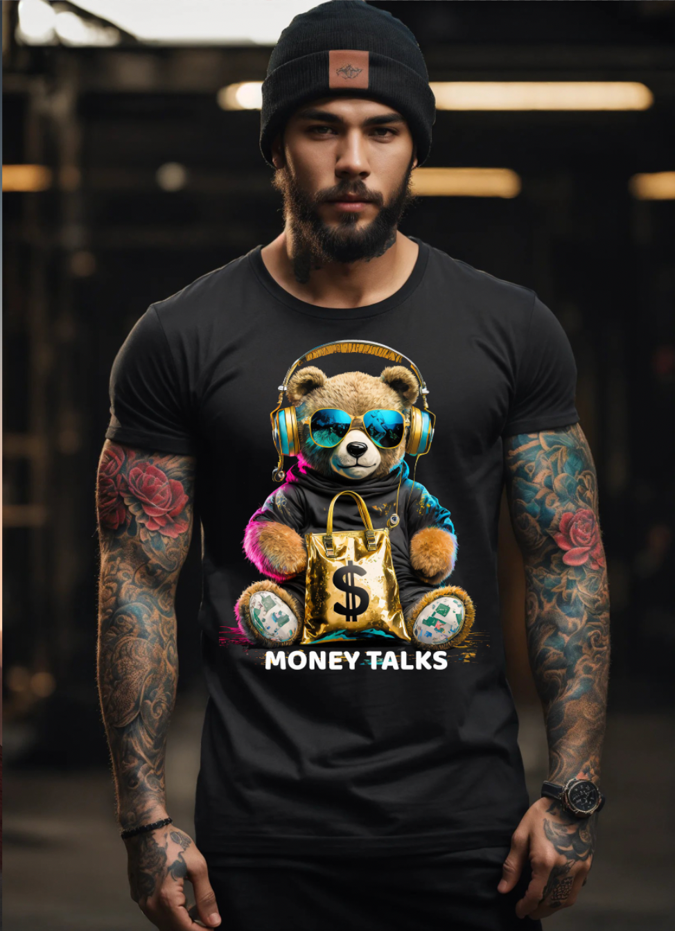 Teddy Money Talks Art Exclusive T-Shirts | Grooveman Music