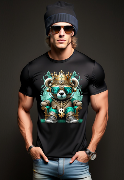 Teddy King Mint Art Exclusive T-Shirts | Grooveman Music