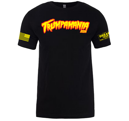 Black Trumpamania Adult T-Shirt