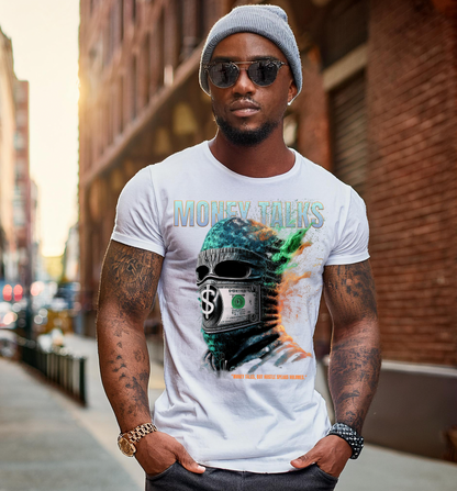 Ski Mask Money Talks Art Exclusive T-Shirts | Grooveman Music TM