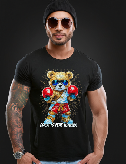 Rhinestones T Shirt Teddy Boxing Exclusive | Grooveman Music TM