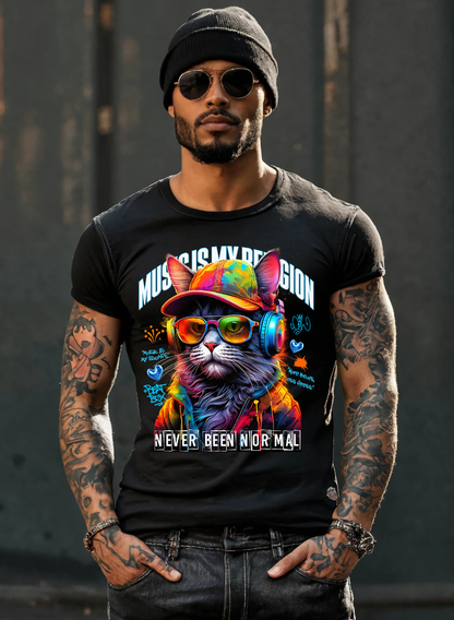 Cat Never Been Normal Art T-Shirts | GM Trademark