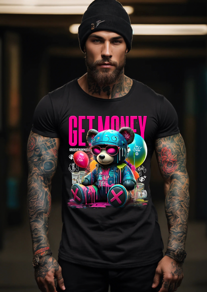 Teddy Get Money Art T-Shirts | GM Trademark