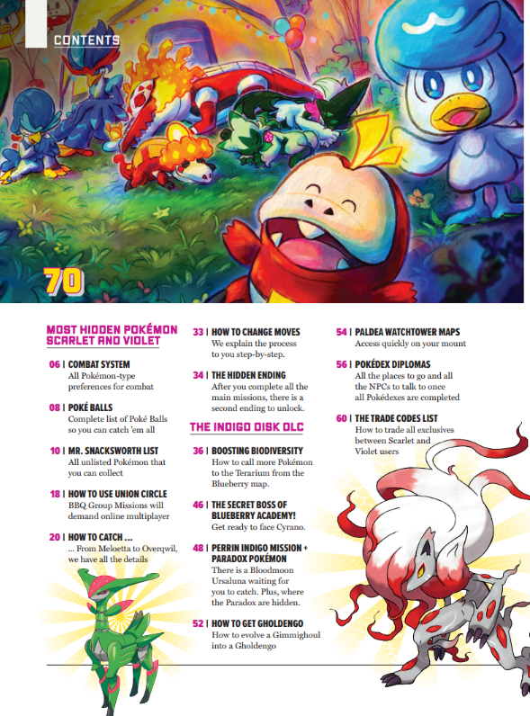Pokémon - Scarlet And Violet Secret Missions, Complete Poké Ball List, Paradox Pokémon, The Hidden Ending, How To Collect Mystery Gifts, Navigate The Union Circle, Indigo Disk DLC & 2 Free Posters!
