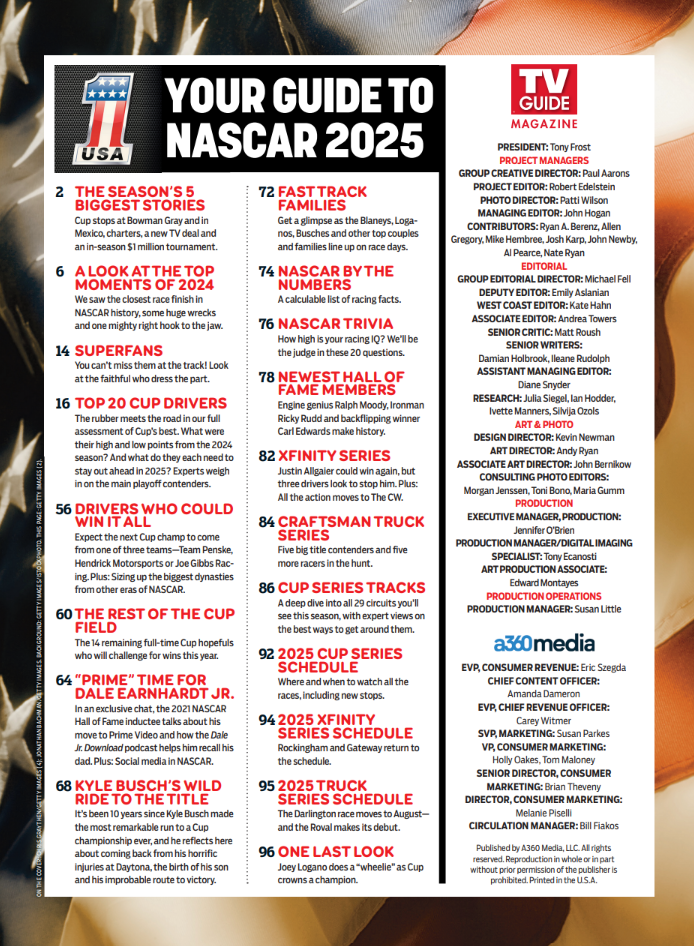 NASCAR - 2025 Ultimate Insider's Preview Guide: Join The Adrenaline-Fueled Experience, Top Drivers, Thrilling Races, Exclusive Interviews, Trivia, Comprehensive Coverage For Every NASCAR Fan & More!