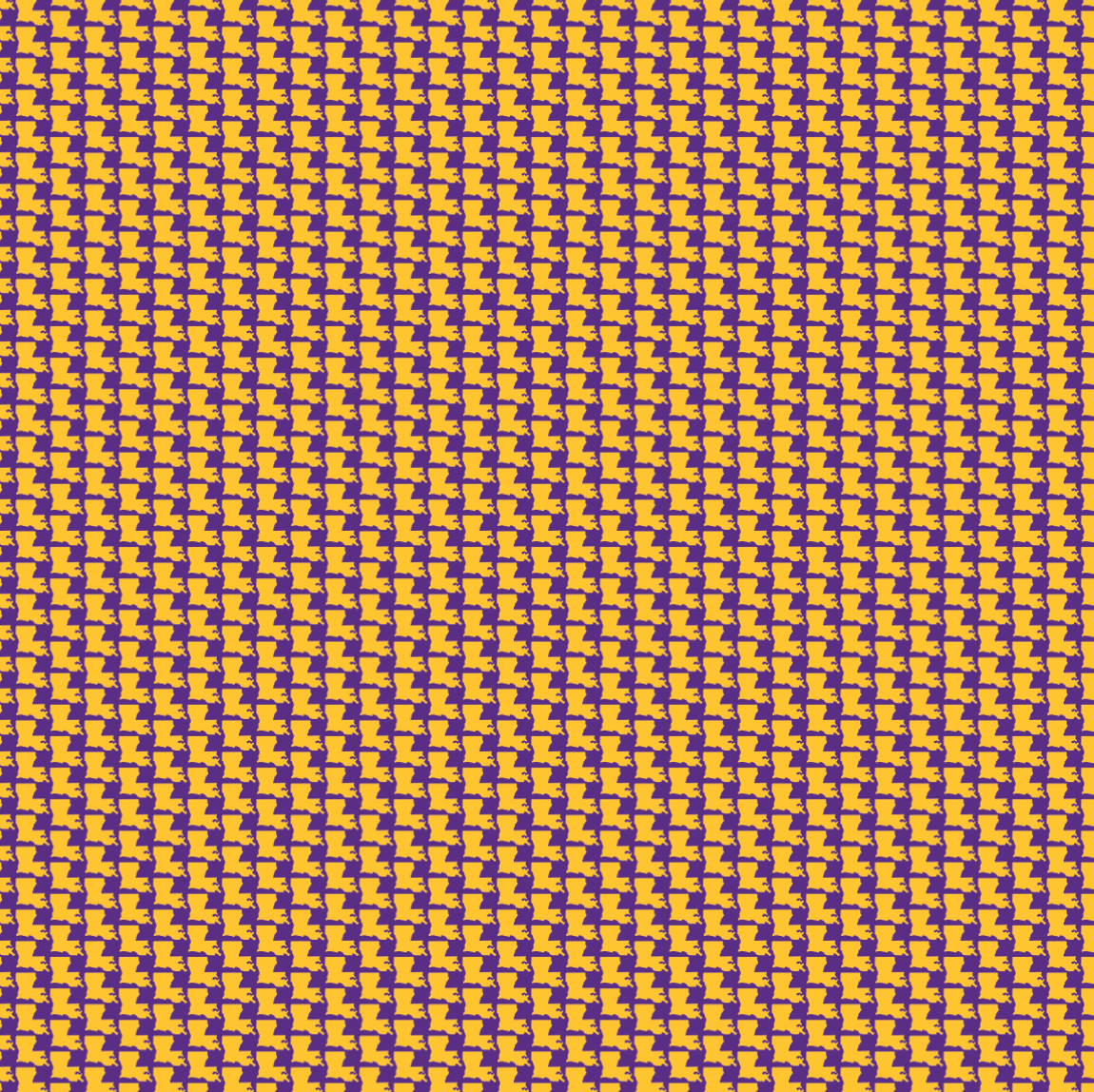 Lousiana Pattern Polo - Purple