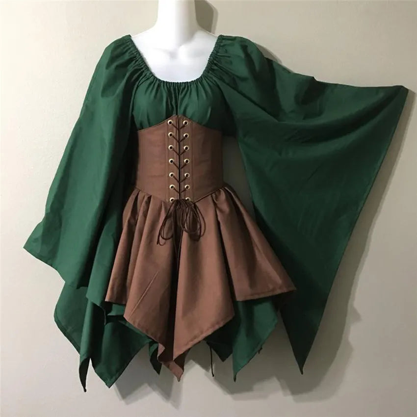 Renaissance Vintage Palace Victoria Medieval Costume Women Halloween