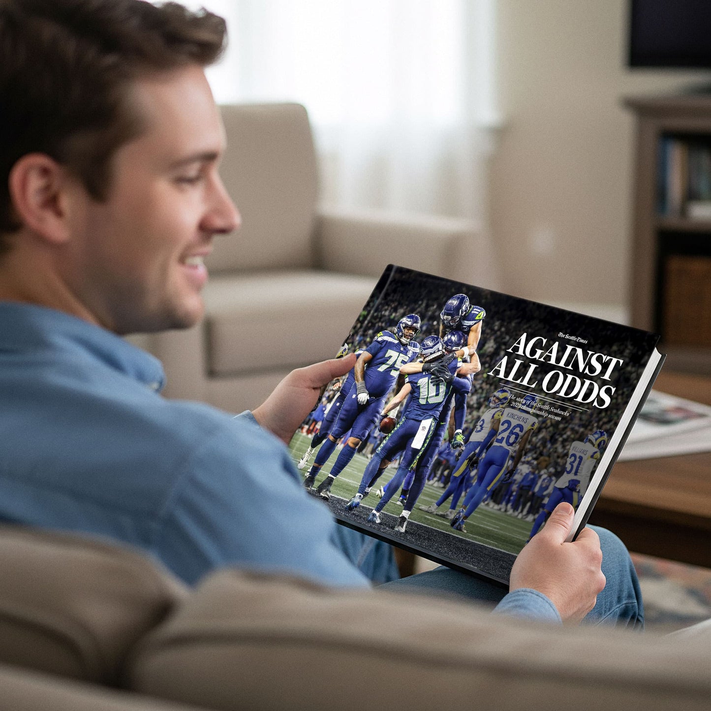 AGAINST ALL ODDS: The story of the Seattle Seahawks’ 2025 championship season Book - PREORDER ships 03/27/2026