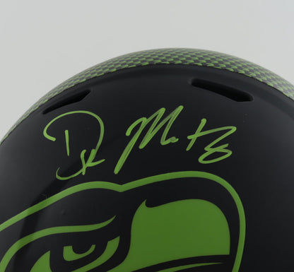 DK Metcalf Autographed Seattle Seahawks Eclipse Speed Full-Size Football Helmet