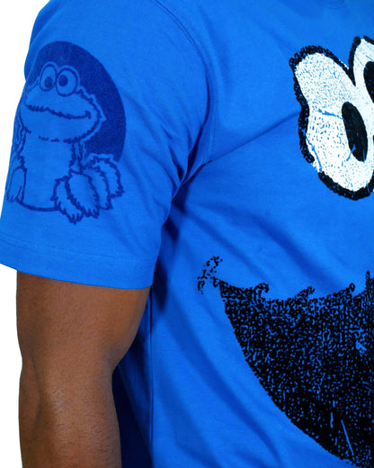 Sesame Street - Cookie Monster Blue Mens T Shirt