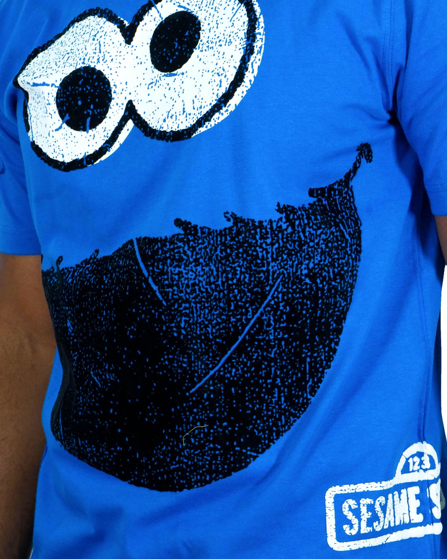 Sesame Street - Cookie Monster Blue Mens T Shirt