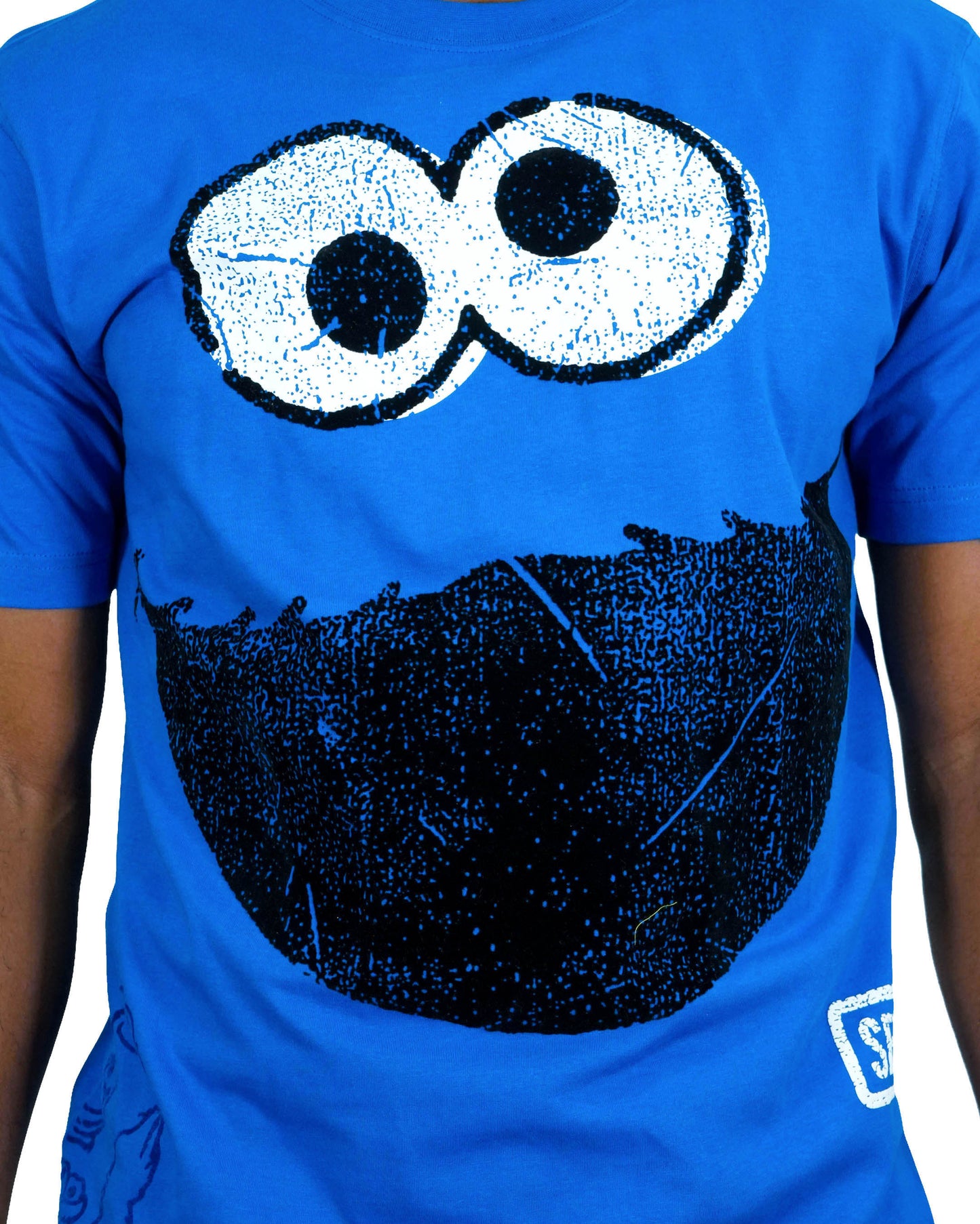 Sesame Street - Cookie Monster Blue Mens T Shirt