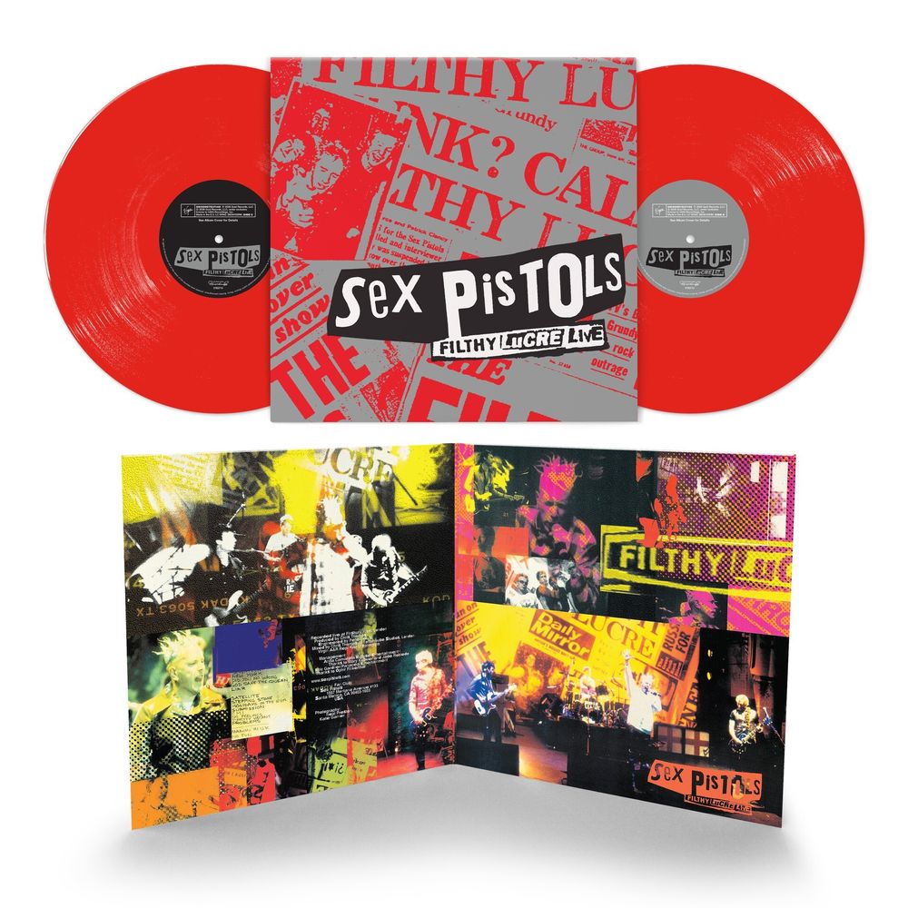 Sex Pistols – Filthy Lucre Live (Red 2-LP Vinyl) Vinyl Record