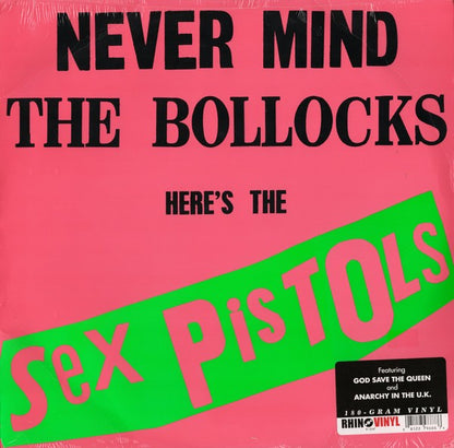 Sex Pistols – Never Mind The Bollocks (LP Vinyl) Vinyl Record